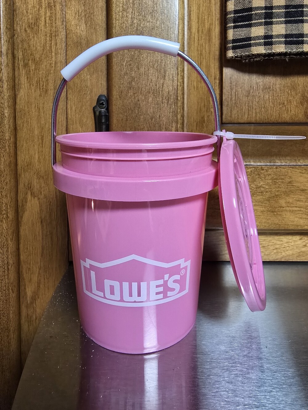 Lowe's Pink MINI Bucket with Handle